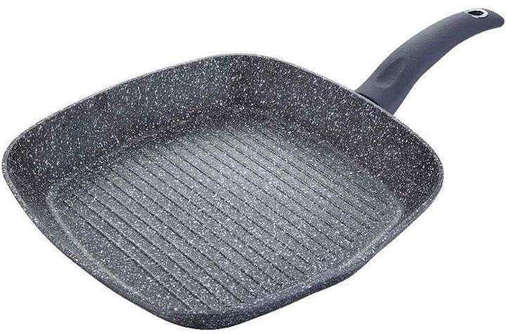 Сковорода-гриль Bergner Orion 28х28 см индукционная с антипригарным покрытием (BG-8520-MBG)