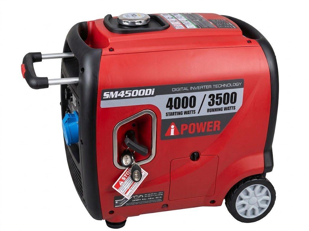 Генератор інверторний бензиновий iPower SM4500Di 3,5 кВт/4 кВт 220 В 7,5 к.с. бак 10 л (ГБ05-090)