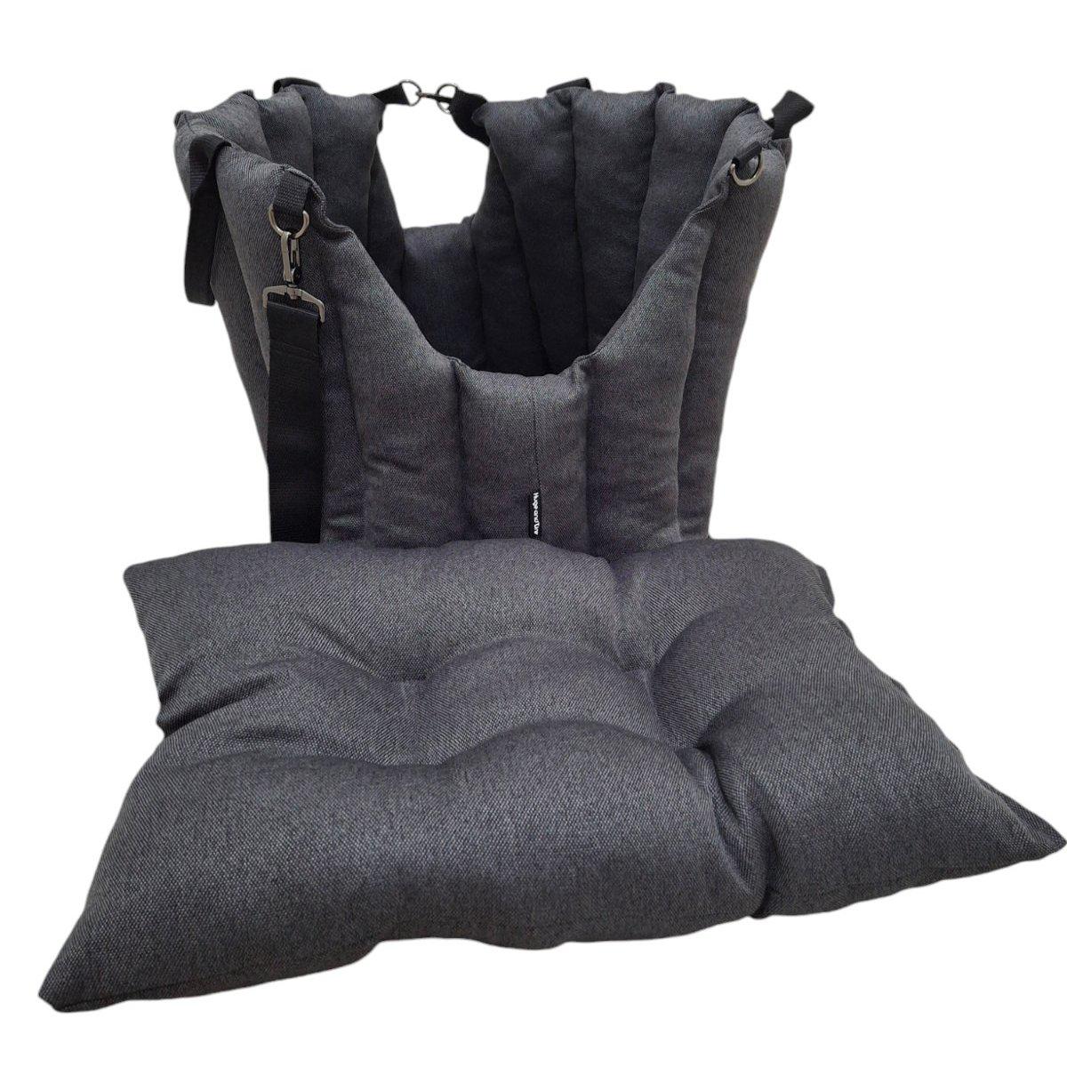 Сумка-переноска для тварин 45х30х37 см Темно-сірий (7657474) - фото 2 Сумка-переноска для тварин 45х30х37 см Темно-сірий (7657474) - фото 2