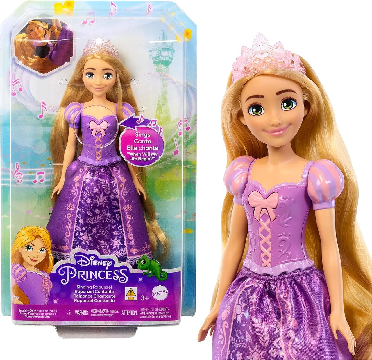 Лялька співоча Disney Princess Rapunzel Mattel HPD41 - фото 6