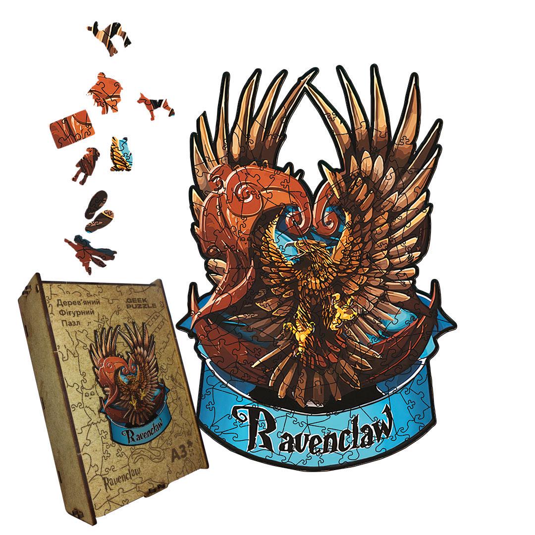 Пазл дерев'яний Рейвенклов дерев'яна коробка А5 35 елементів