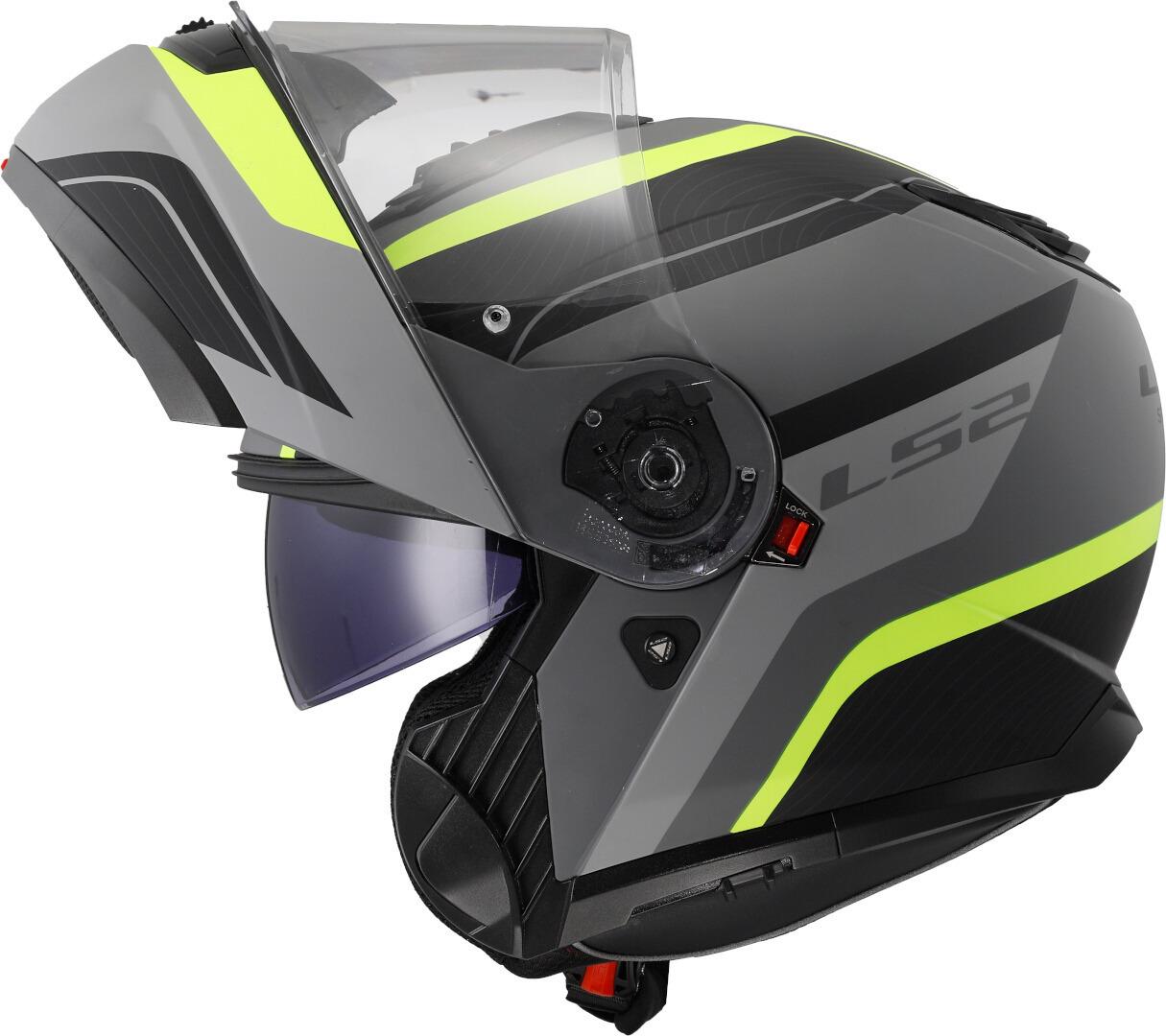 Мотошлем LS2 FF908 Strobe 2 Monza XS Matt Black/H-V Yellow (29646) - фото 4 Мотошлем LS2 FF908 Strobe 2 Monza XS Matt Black/H-V Yellow (29646) - фото 4