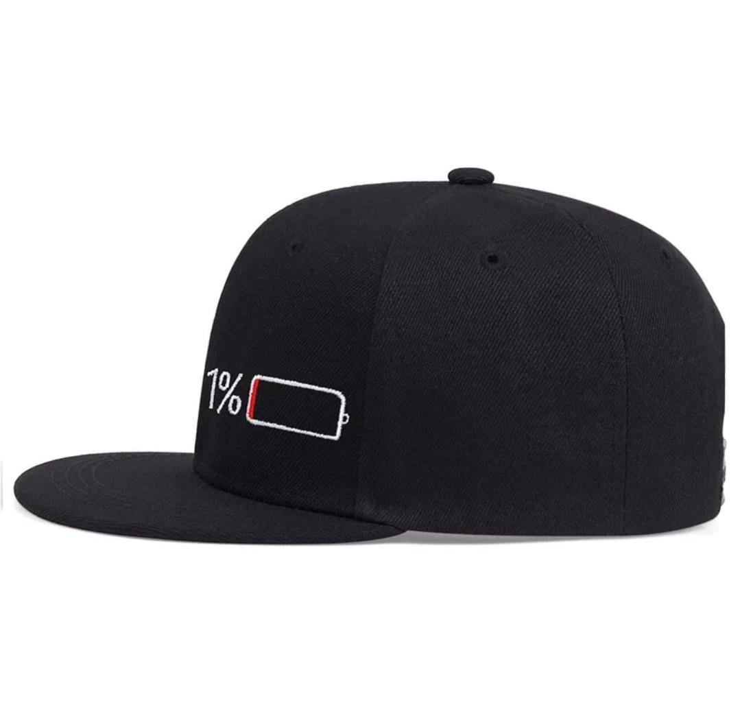 Кепка 1% Snapback с регулятором унисекс One size (24710329) - фото 2