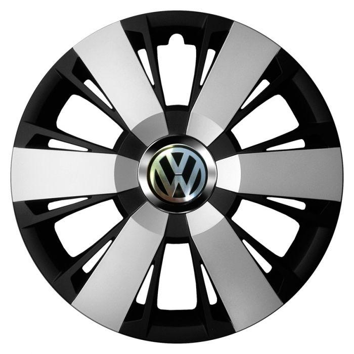 Комплект колпаков JAWOPLAST Sportivo Duo R15 для Volkswagen 4 шт. Silver/Black (28434533)