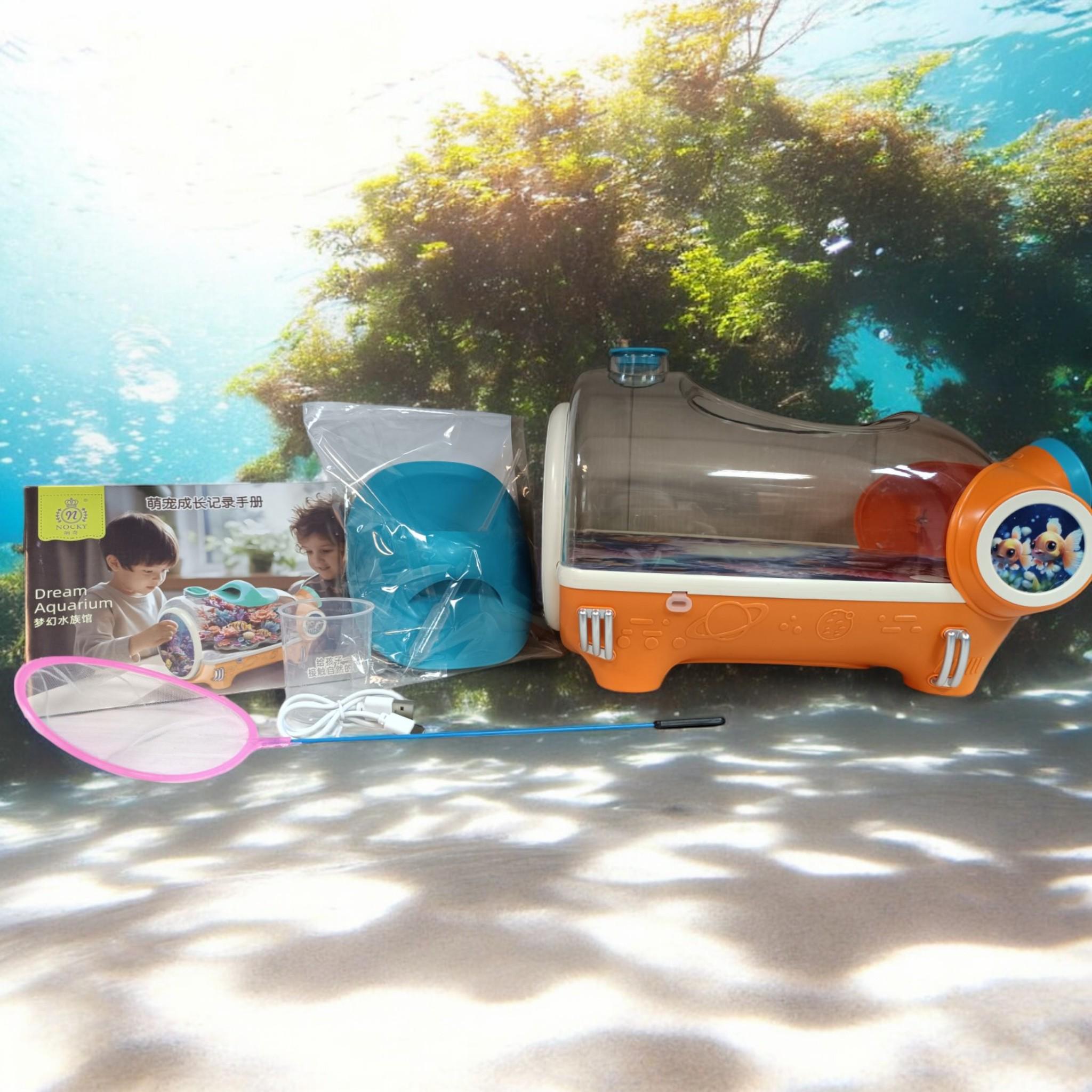 Ігровий набір Nocky Акваріум аккумулятор 3,7 V підсвічування компресор збільшувальна лінза з аксесуарами (А_Q001) - фото 7 Ігровий набір Nocky Акваріум аккумулятор 3,7 V підсвічування компресор збільшувальна лінза з аксесуарами (А_Q001) - фото 7