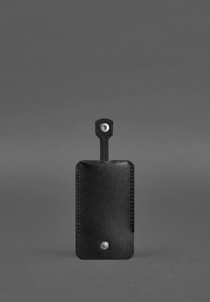 Ключница кожаная 1.0 Краст Черный (A-027472) - фото 4