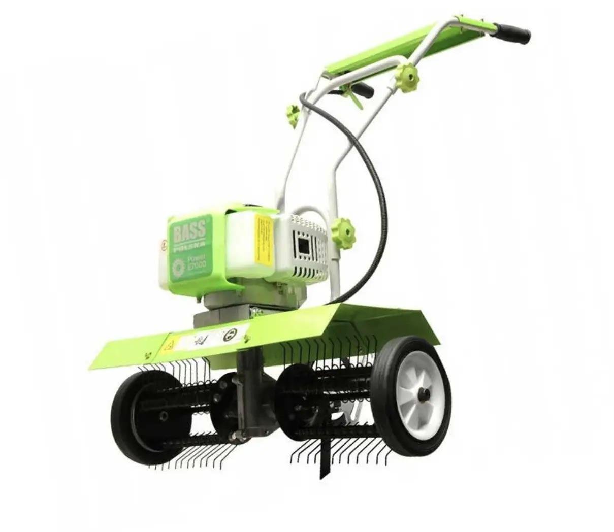 Мотокультиватор бензиновий Bass Polska 4в1 для городу 1,2 л /3,8 к.с. Зелений (28730943) - фото 8