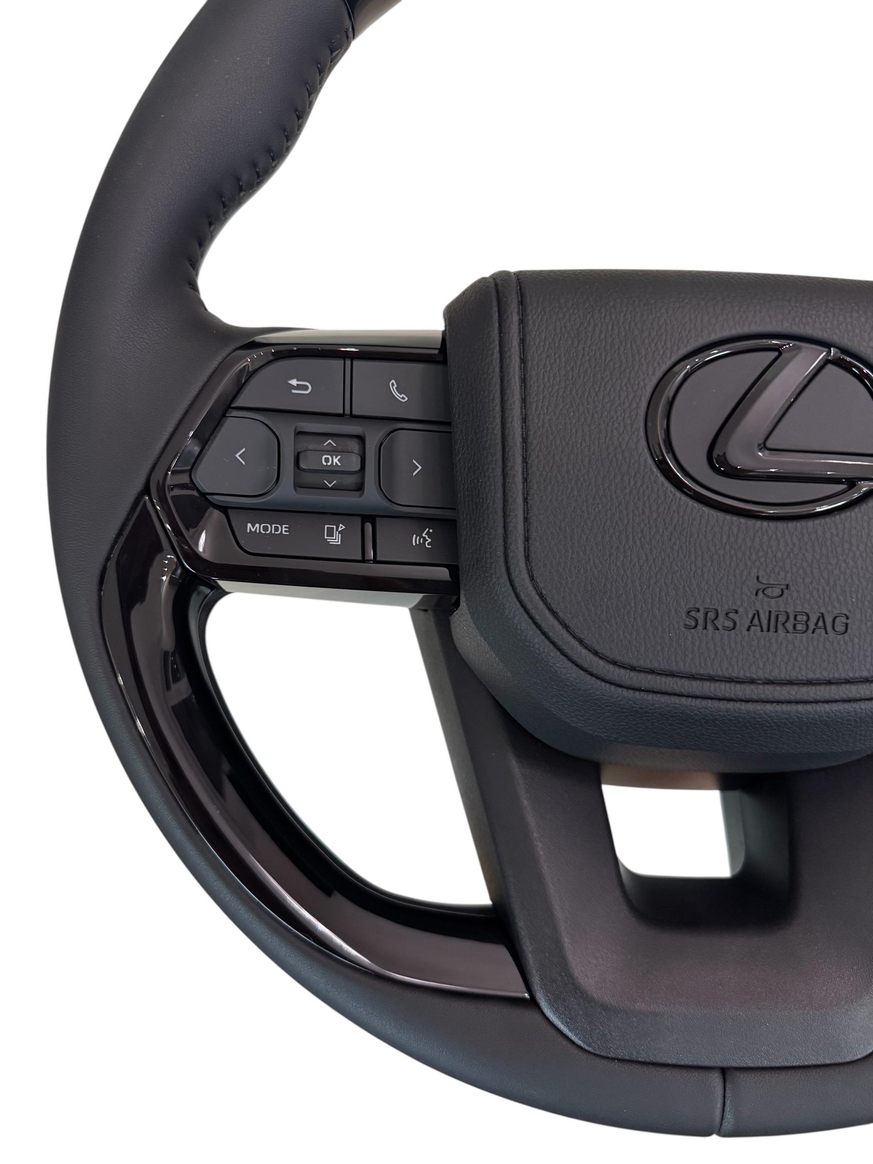 Кермо для Lexus LX570/GX460 в сборі рояльний лак логотип чорний глянець (29732656) - фото 4 Кермо для Lexus LX570/GX460 в сборі рояльний лак логотип чорний глянець (29732656) - фото 4