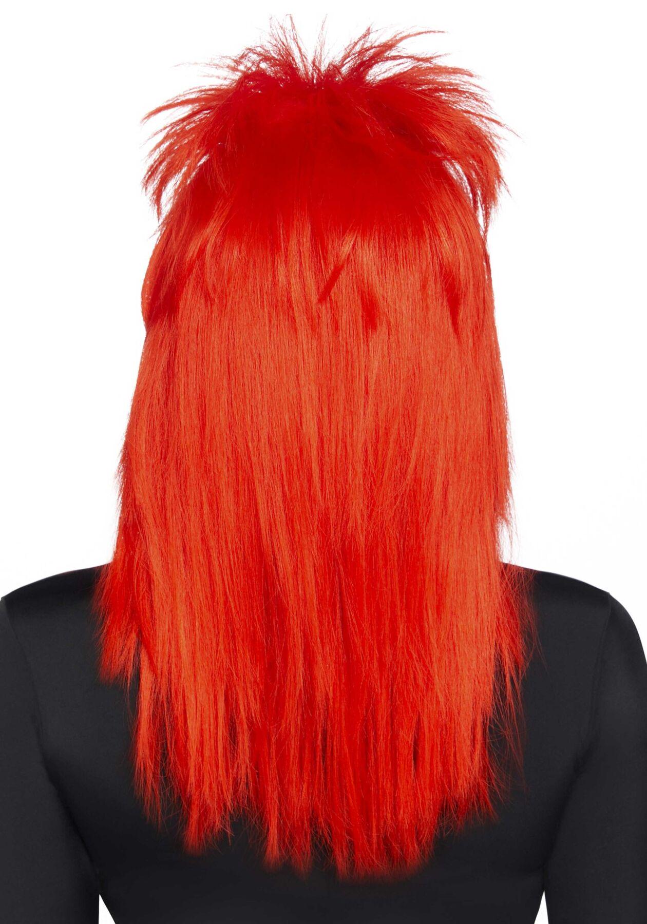 Перука рок-зірки уніселі Leg Avenue rockstar wig 53 см Red (SO7939) - фото 2
