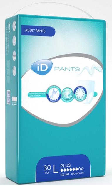 Подгузники-трусы для взрослых ID Plus L 30 шт. (2450192348)