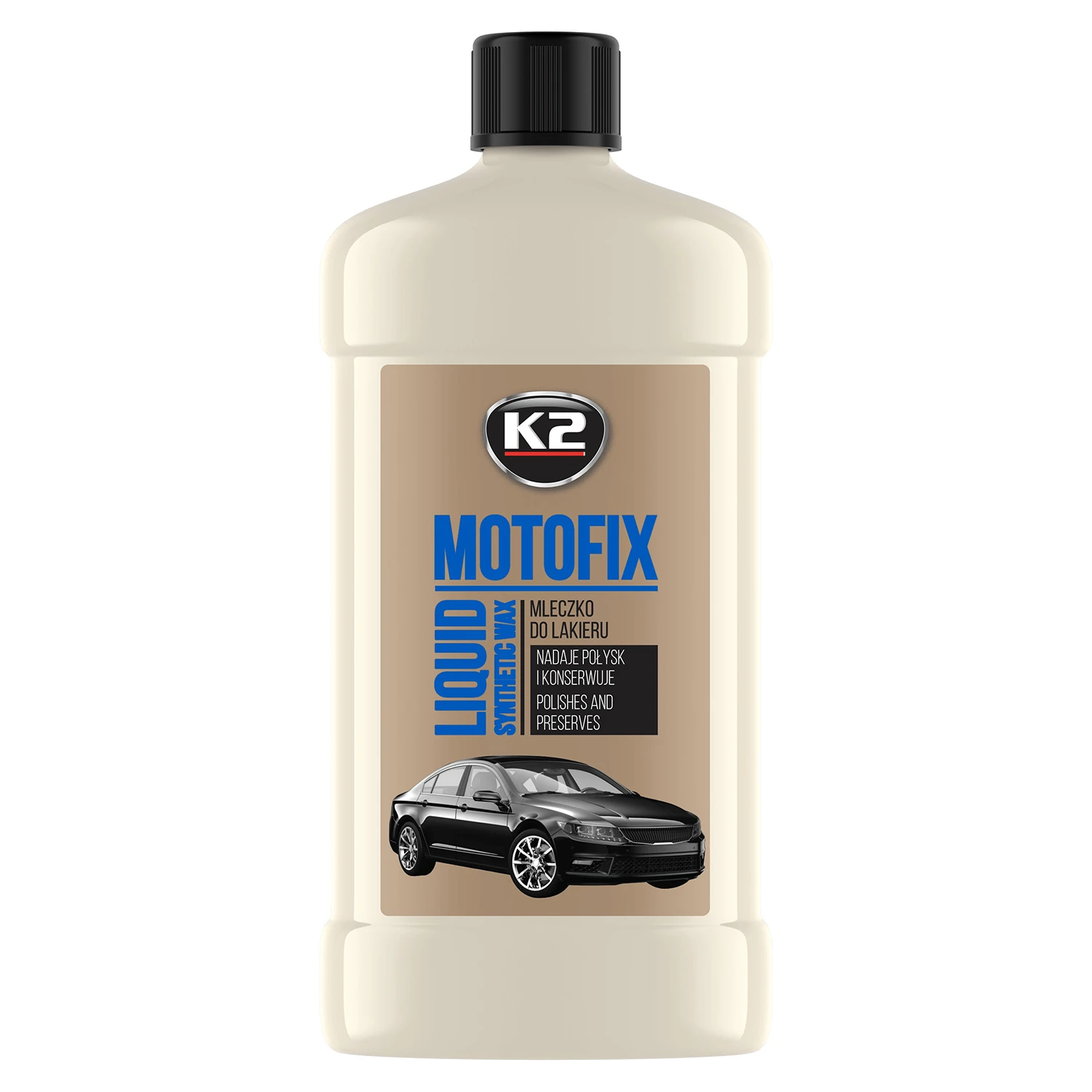 Поліроль восковий для кузова K2 Perfect Motofix пляшка 500 мл Безбарвний (K055)