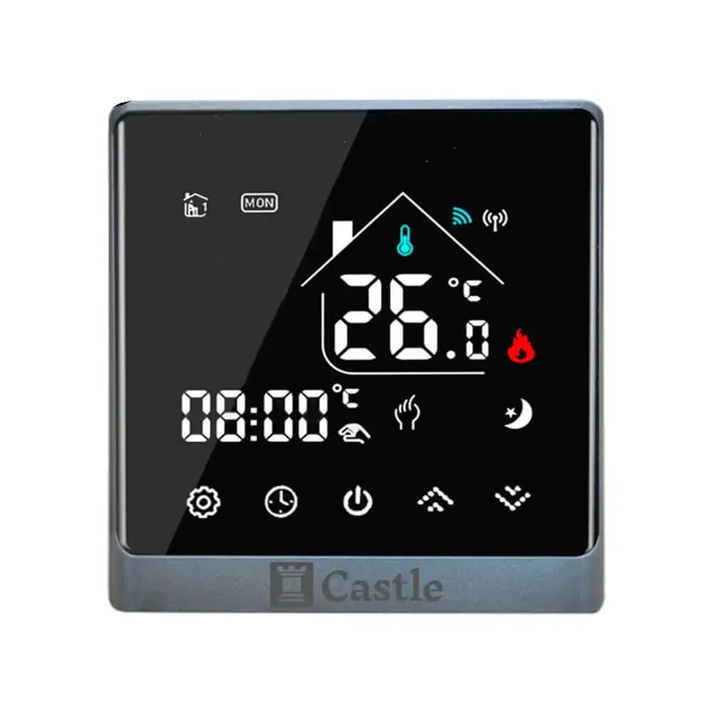 Терморегулятор Castle AC8400G Черный/Серебристый (8919) Терморегулятор Castle AC8400G Черный/Серебристый (8919)