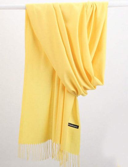 Шарф палантин Cashmere 200х70 см Лимонный (4673932L) Шарф палантин Cashmere 200х70 см Лимонный (4673932L)