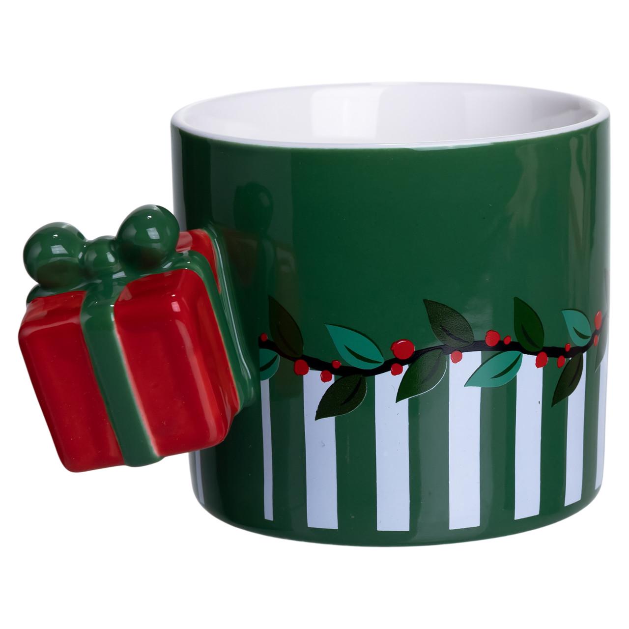 Чашка порцелянова Merry Christmas 400 мл Зелений (FM-CS-49GR) - фото 2 Чашка порцелянова Merry Christmas 400 мл Зелений (FM-CS-49GR) - фото 2