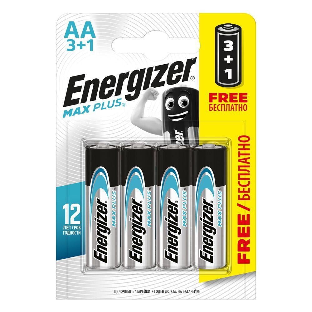 Батарейки Energizer AA/LR6 Max Plus 4 шт. (1463305739)