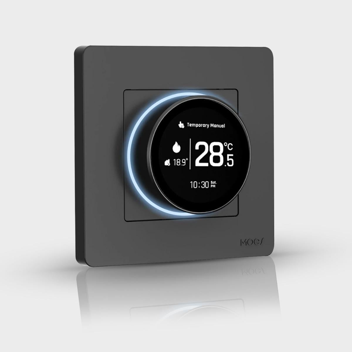 Регулятор водяного теплого пола Zigbee Moes Star Ring Gray (WH00787)