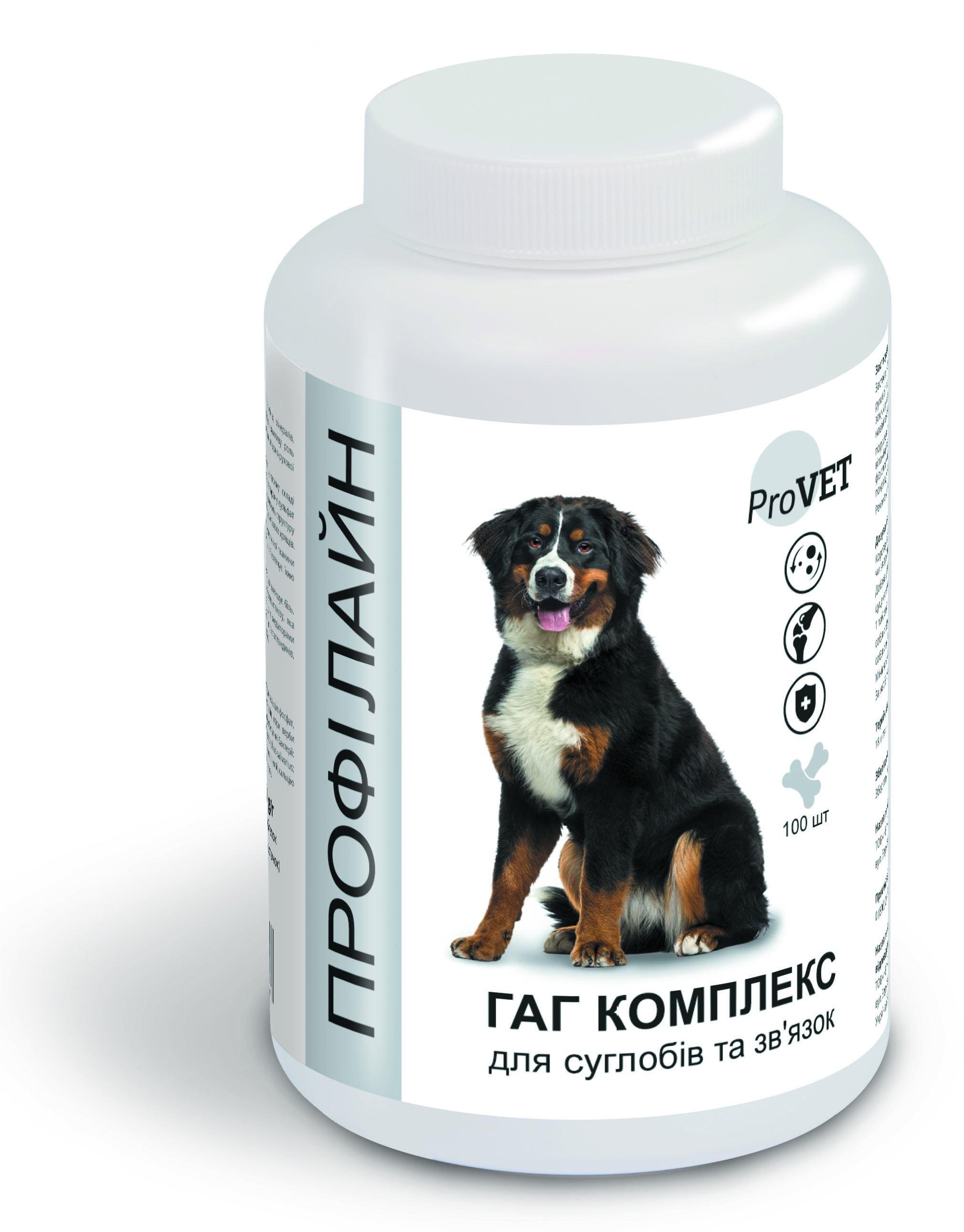 Комплекс ГАГ для суставов и связок ProVET Профилайн для собак 100 таб. (4823082418787)