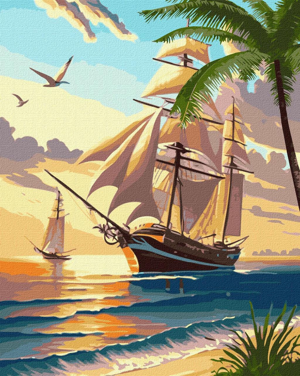 Картина по номерам Идейка Морской круиз 40х50 см (KHO2774)