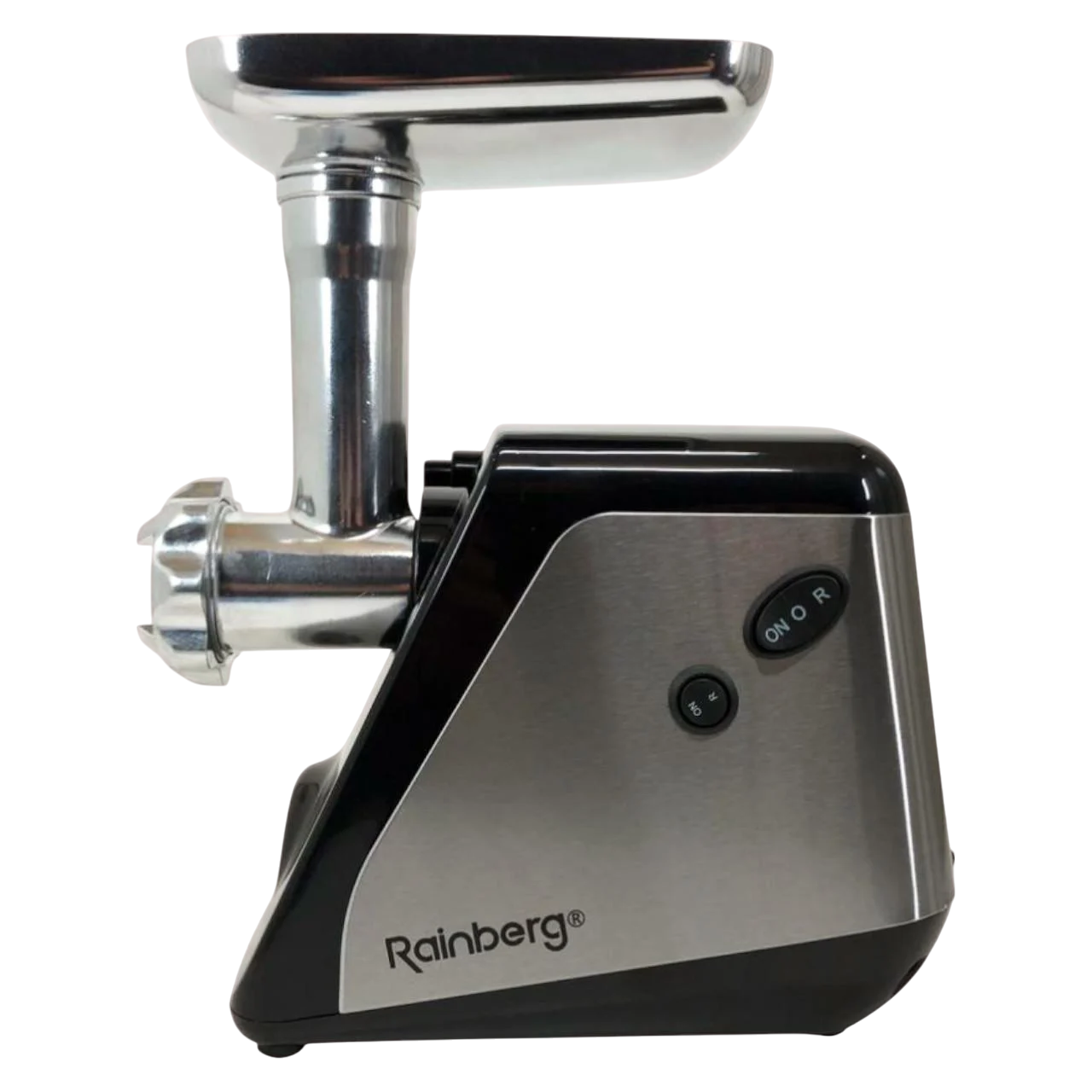 М'ясорубка електрична Rainberg RB-676 з металевим шнеком та насадкою для соку з функцією реверса 3800 Вт (є48)