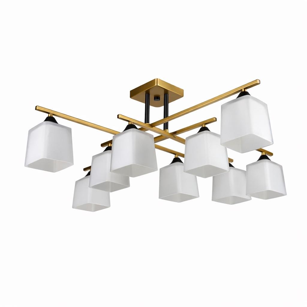 Люстра стельова Valeso IS 96181/8 CPGD+BK на 8 ламп (31954614)