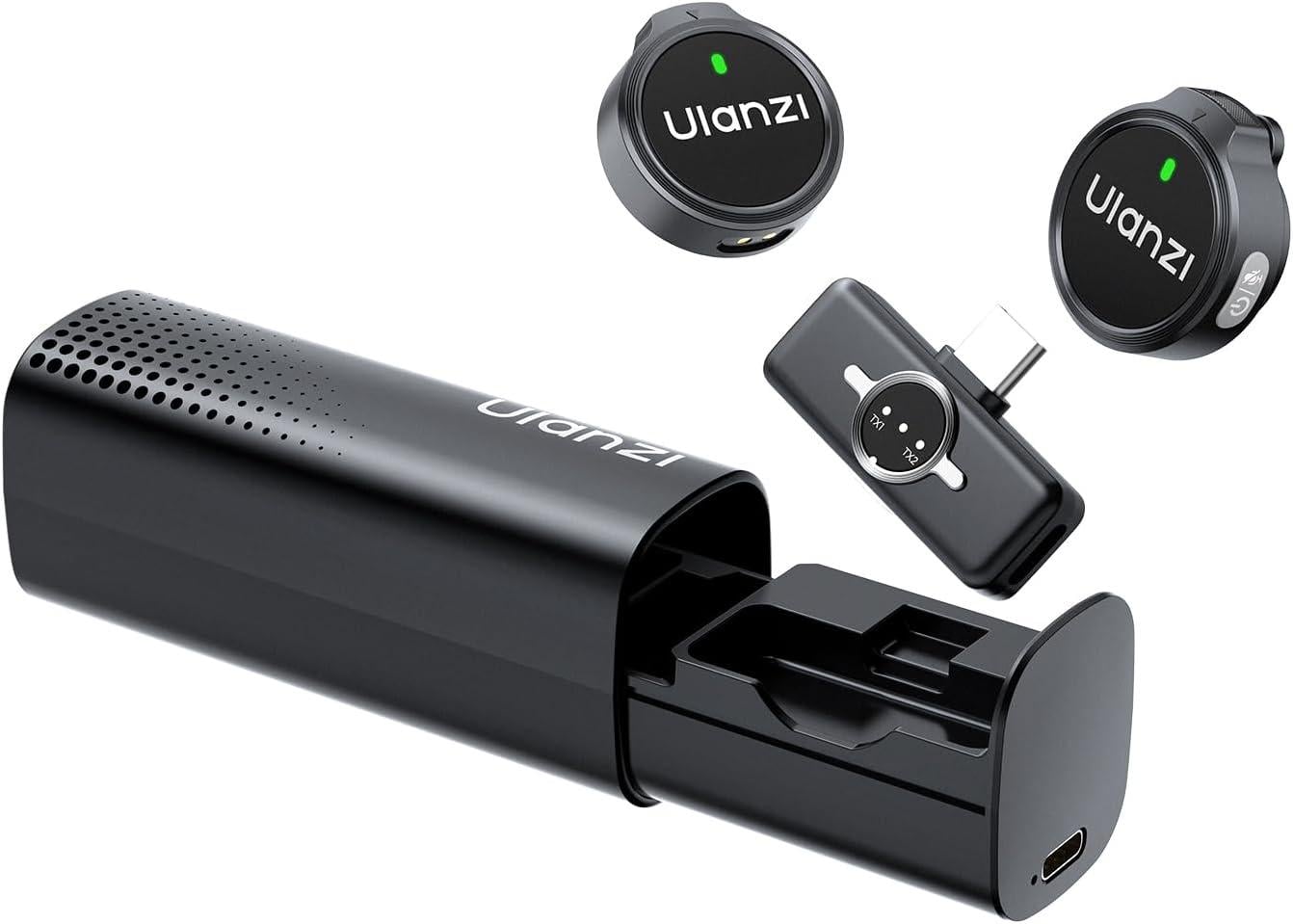 Мікрофонна система бездротова Ulanzi A21 Type-C Wireless Microphone Black (A053)