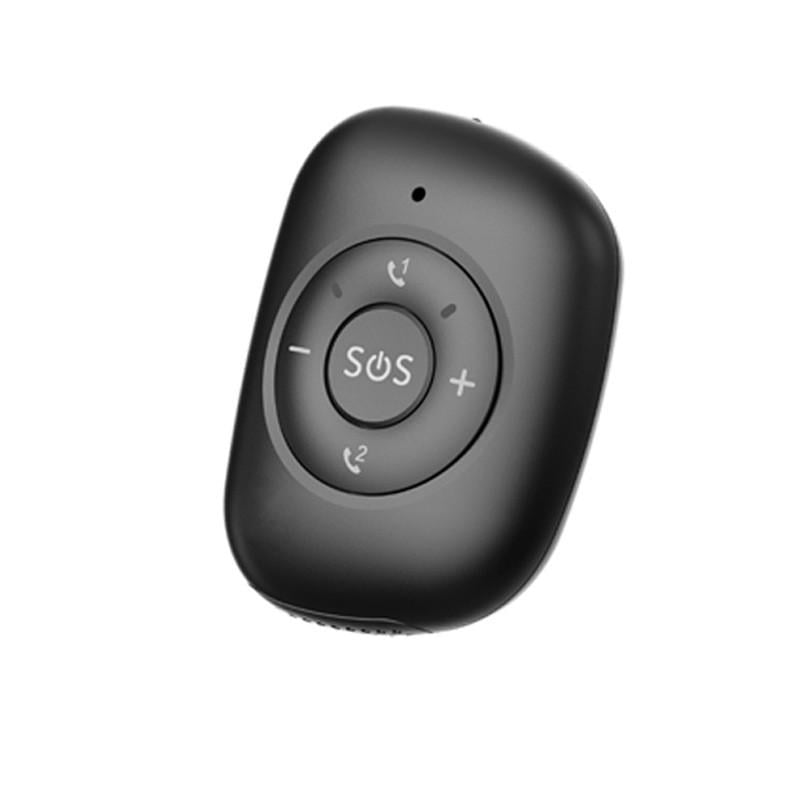 GPS-трекер 4G V50 SOS с GPS/Wi-Fi/кнопкой SOS/двусторонней связью и определением падения Черный (3188211953)