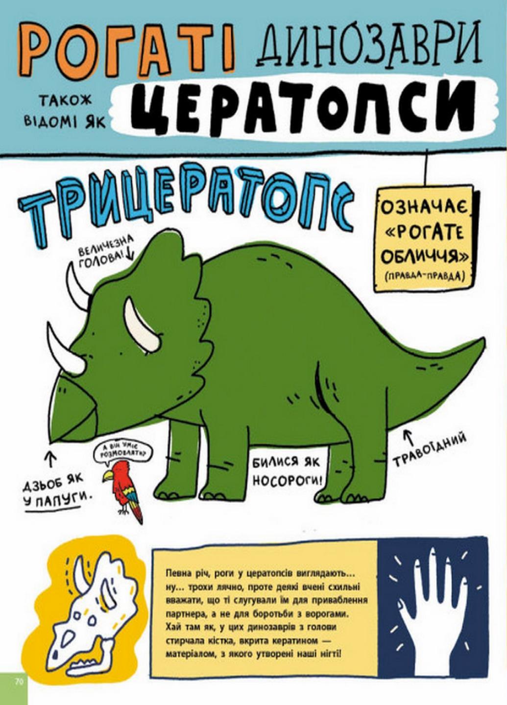 Книга "Дещо потрясне про динозаврів та інших доісторичних істот!" N1519002У (9786170977021) - фото 4