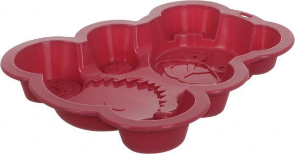 Форма для выпекания кекса FSK Magic Ring Медведь 27х23,5х4 cм Бордовый