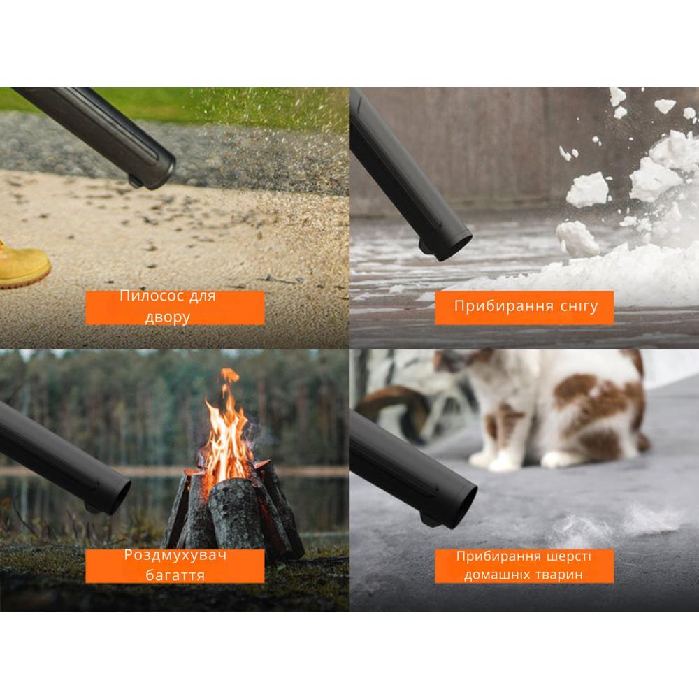 Воздух-пылесос садовый Litheli 560CFM Power Bank Litheli 20000 mAh 45W 2 шт. - фото 7 Воздух-пылесос садовый Litheli 560CFM Power Bank Litheli 20000 mAh 45W 2 шт. - фото 7