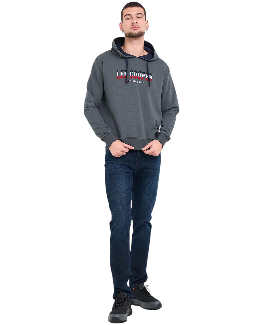 Худі чоловіче Lee Cooper 10395428.758 L Сірий (5942723143167) - фото 3 Худі чоловіче Lee Cooper 10395428.758 L Сірий (5942723143167) - фото 3