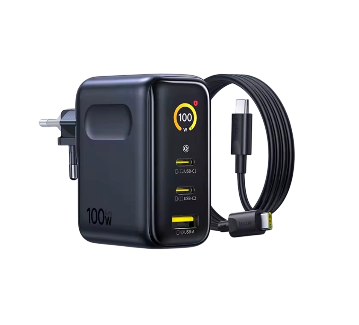 Зарядний пристрій BASEUS 100W Digital Display Fast Charger з кабелем Type-C 1,5 м (31174546)