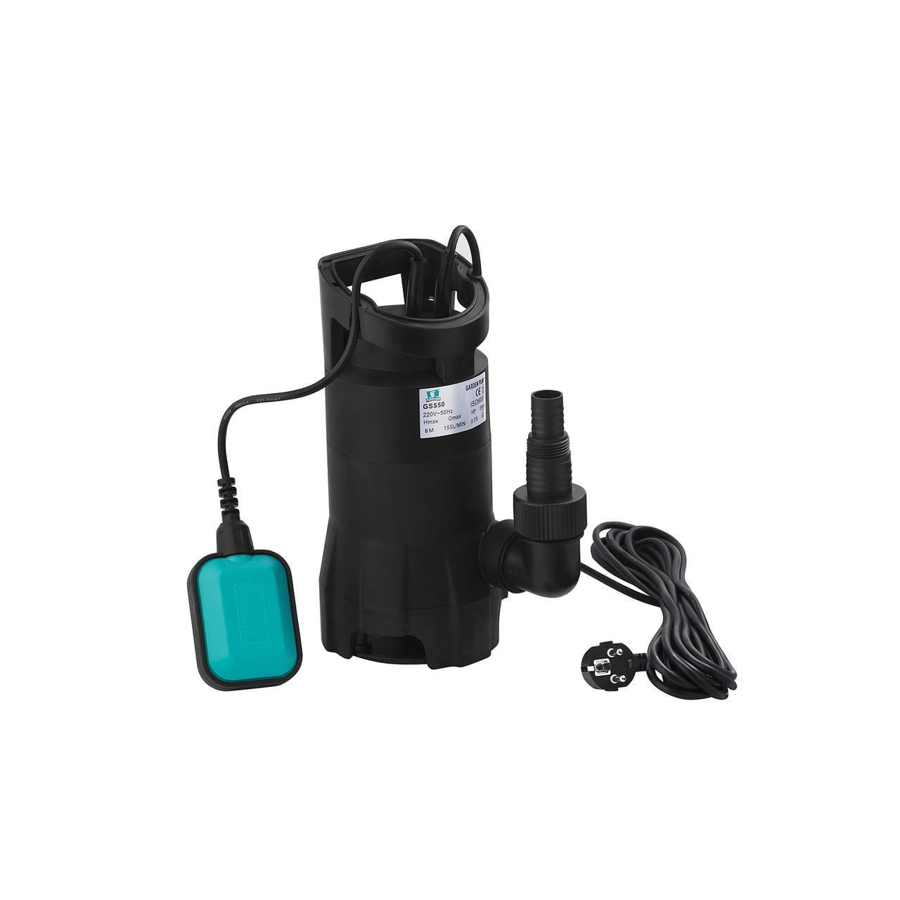 Насос дренажный Pumpman GS550 Нmax 8 м Qmax 9,3 куб.м 550 Вт (2681048097)