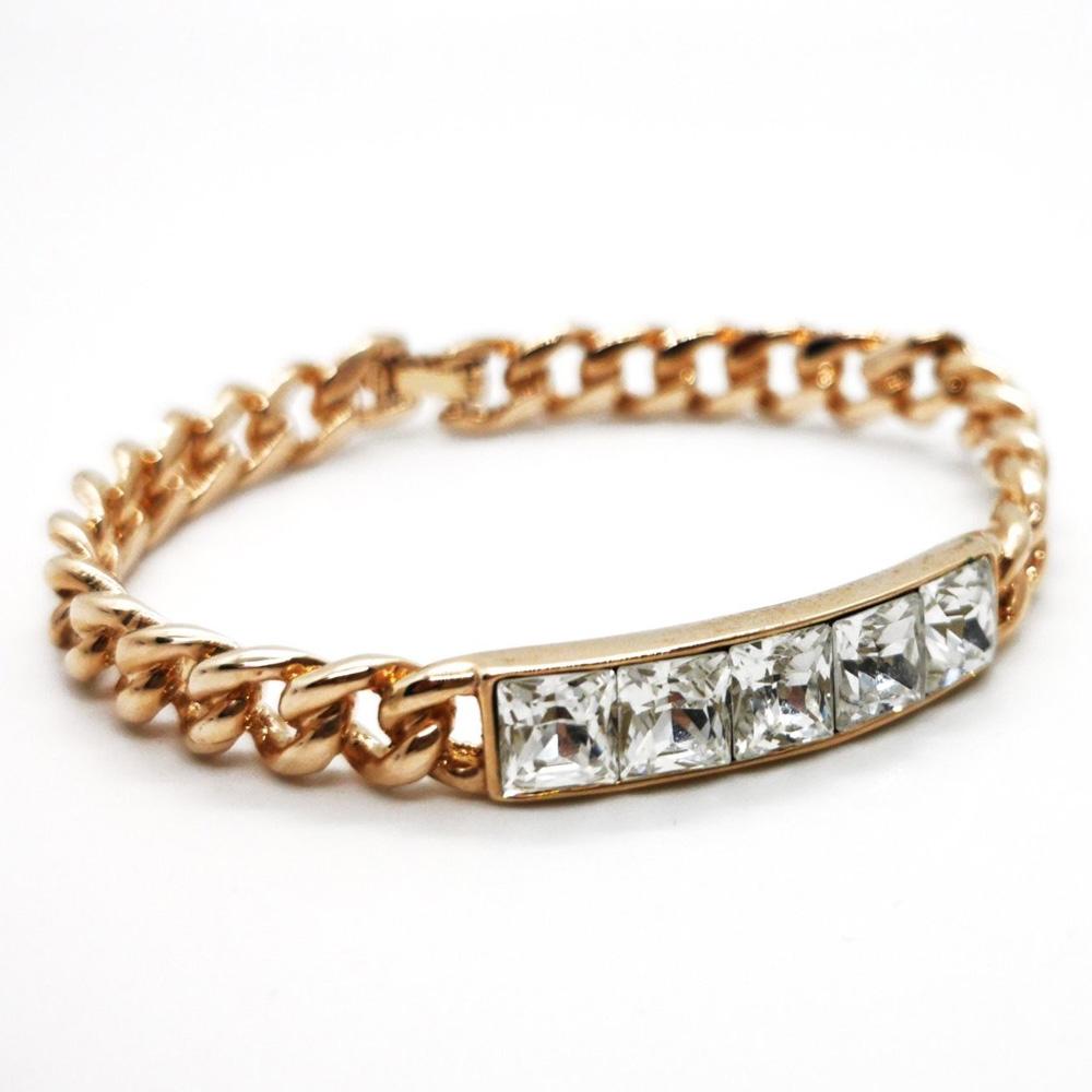 Браслет с кристаллами Сваровски 5380143 Italina Белый