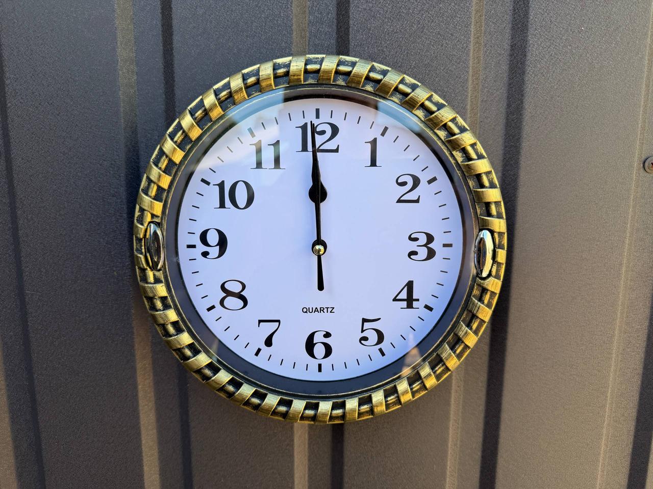 Годинник настінний Quartz 539 Gold (27230723)
