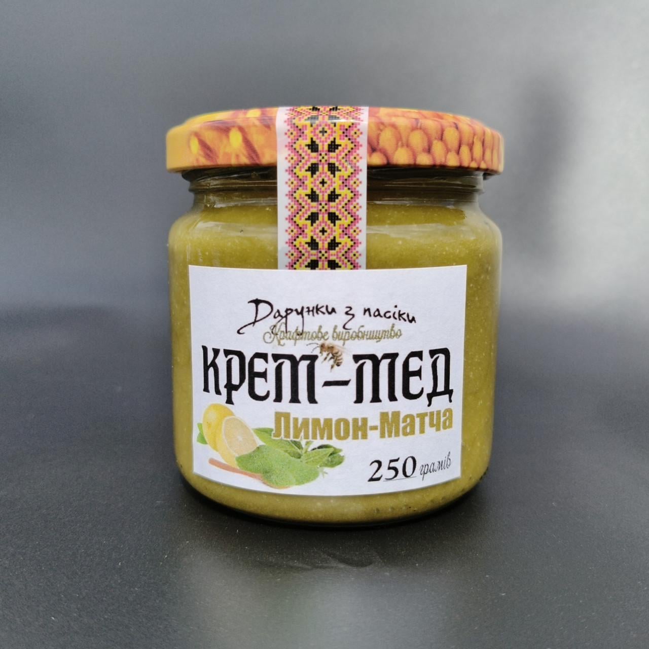 Крем-мед Лимон-Матча 250 г 0,210 л