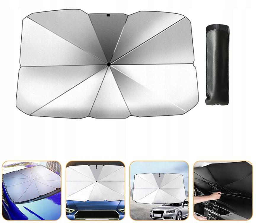 Складна парасолька на лобове скло авто Umbrella для захисту від сонця 135x75 см (2104618585) - фото 10 Складна парасолька на лобове скло авто Umbrella для захисту від сонця 135x75 см (2104618585) - фото 10