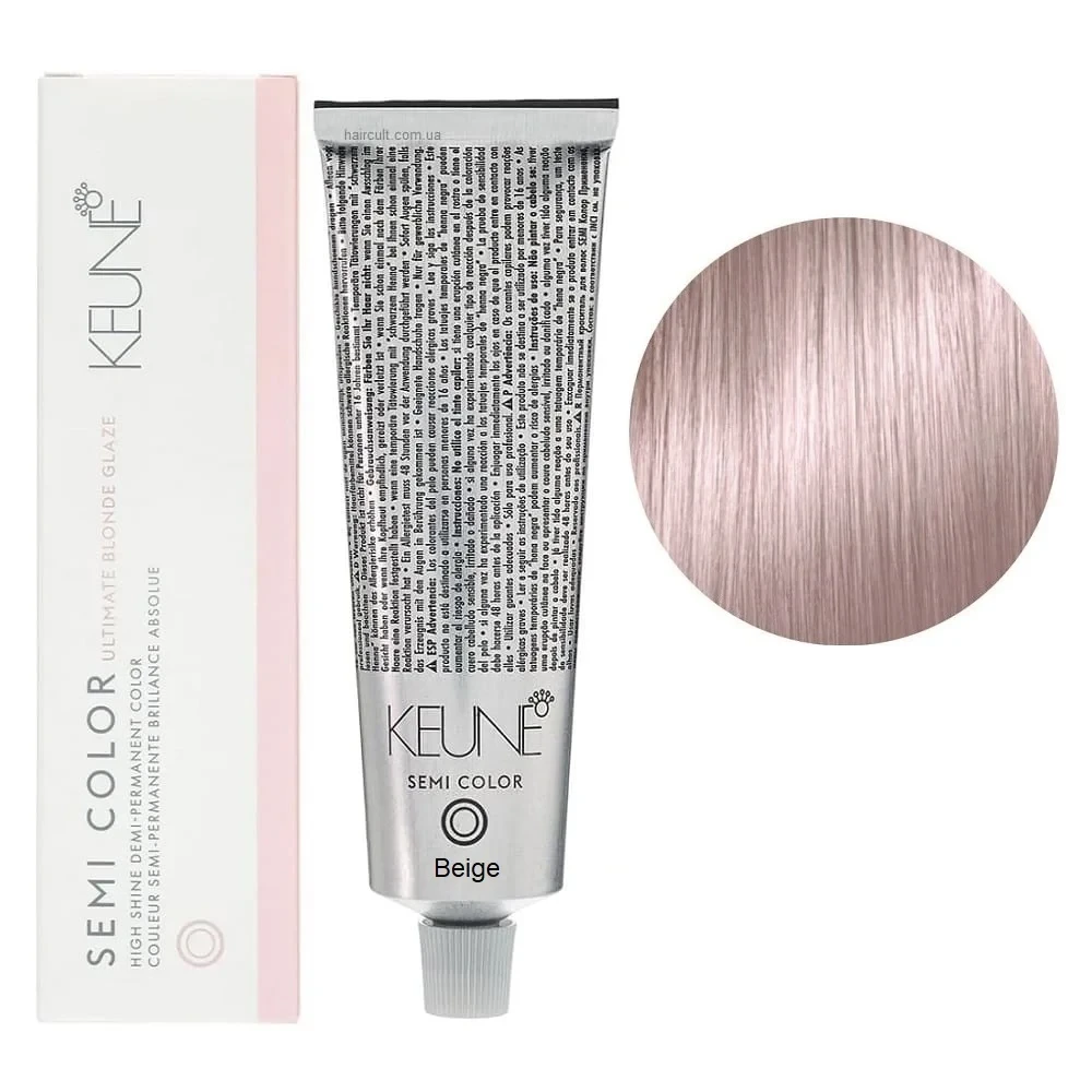 Краска тонирующая безаммиачная для волос Keune Semi Color Beige Бежевий 60 мл