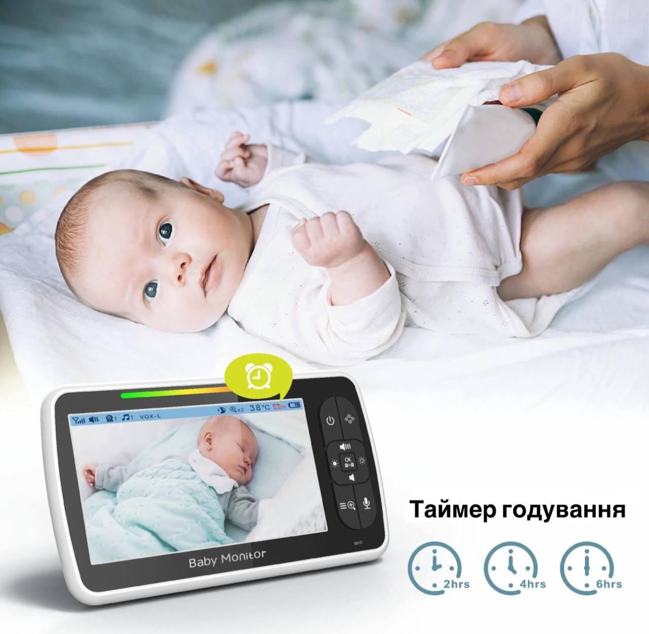 Радіоняня Baby Monitor SM650 з відеоспостереження (26389525) - фото 10