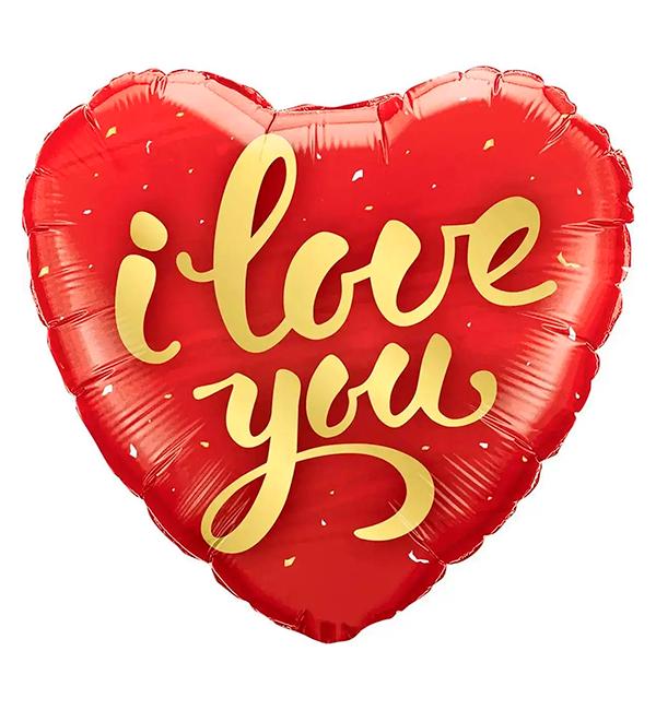 Воздушный шар сердце I Love You 45 см (1353755) Воздушный шар сердце I Love You 45 см (1353755)