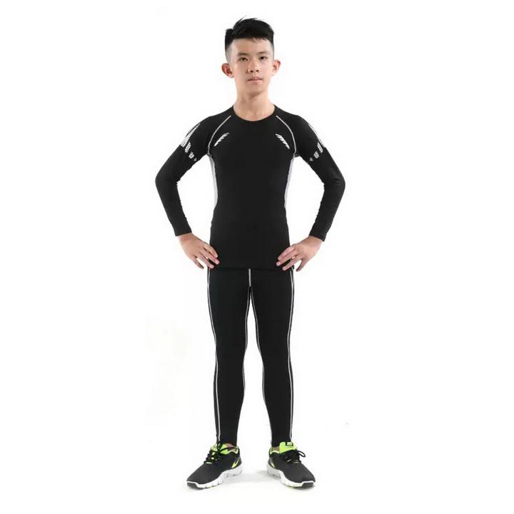 Термобелье детское FENTA Thermal Underwear Reflective Ventilation 135-145 см Black/Gray (3103) - фото 8