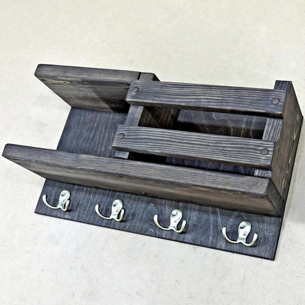 Полка для ванной из дерева Франкфурт Мокко (ВНП/001010)