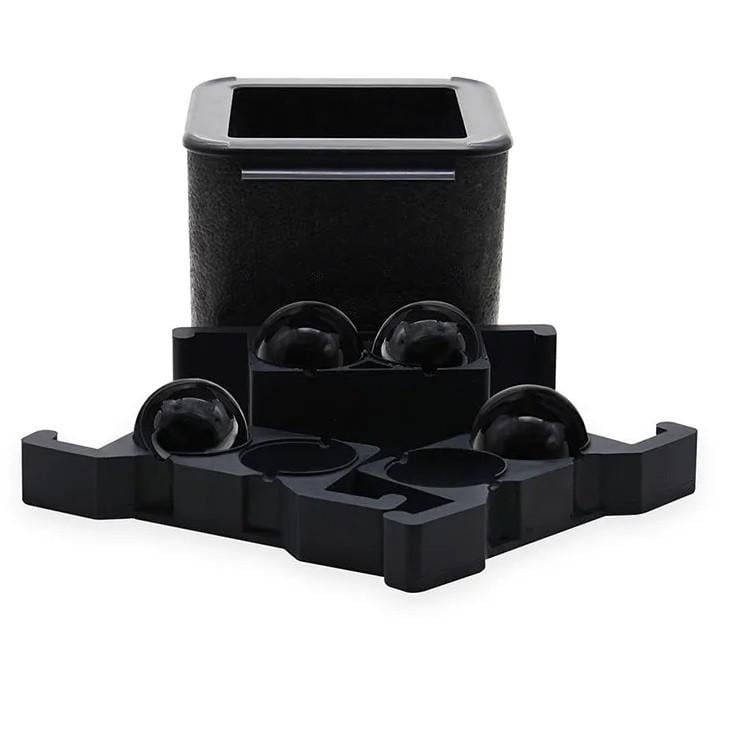 Форма для прозрачного льда Olin&Olin SFERA без пузырьков на 4 шаров Форма для прозрачного льда Olin&Olin SFERA без пузырьков на 4 шаров