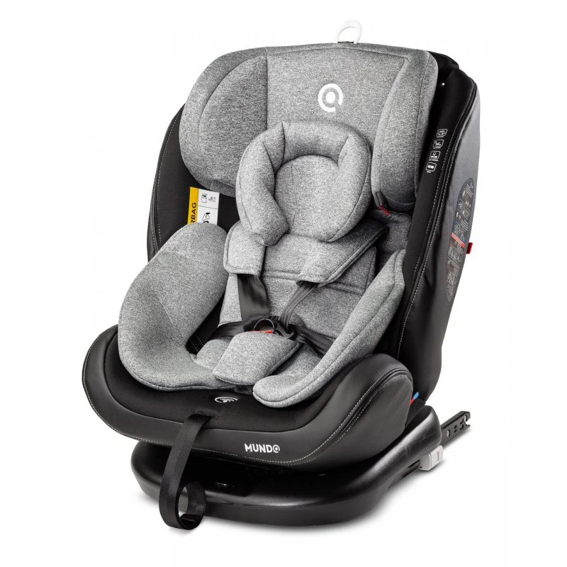 Автокресло Caretero Mundo группа 0+/1/2/3 0-36 кг с системой Isofix Серый