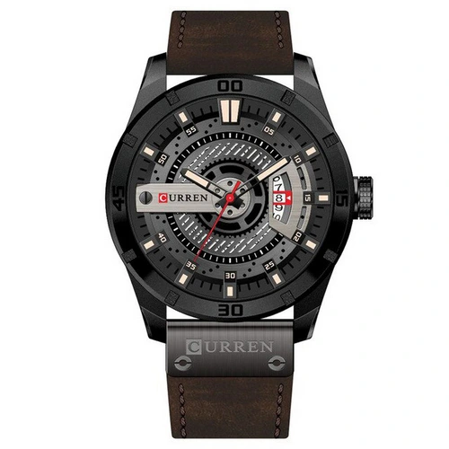 Наручний годинник Curren 8301 Black/Dark Brown (31577895)