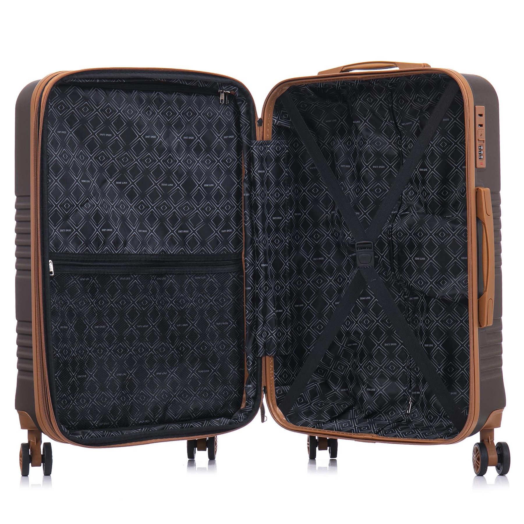 Валіза SEMI LINE 24" Brown (T5850-2) - фото 6