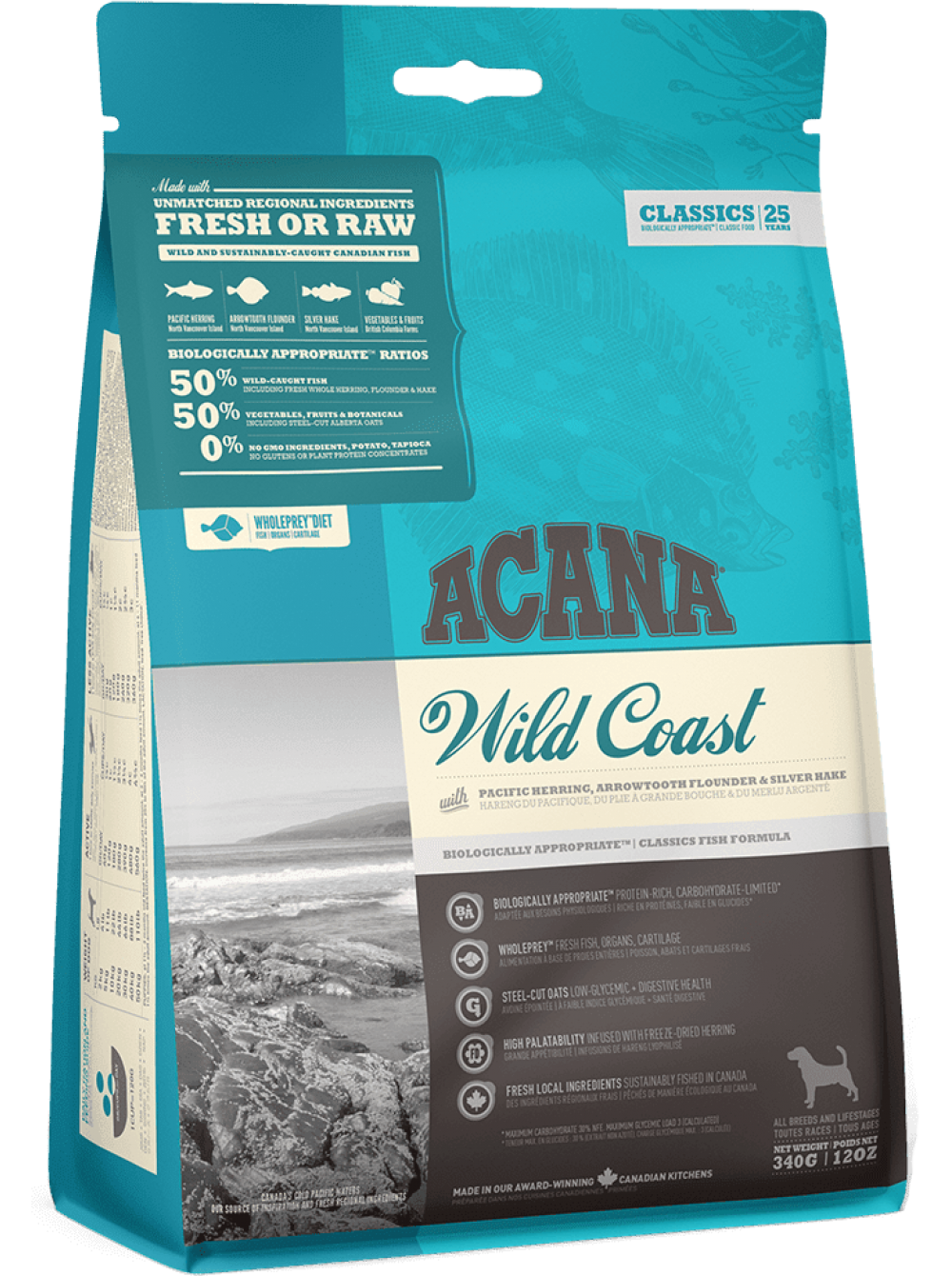 Корм беззерновий Acana Wild Coast для собак всіх порід 340 г (26421) - фото 1 Корм беззерновий Acana Wild Coast для собак всіх порід 340 г (26421) - фото 1
