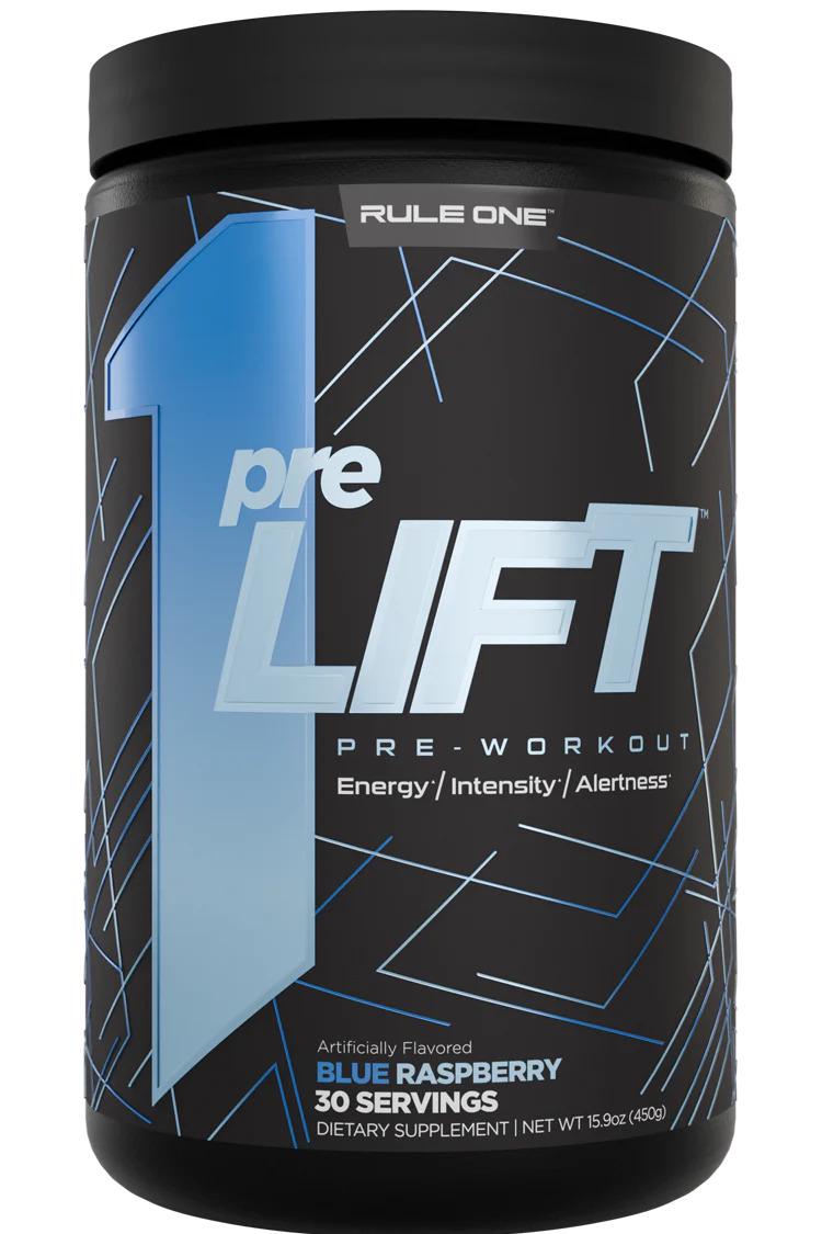 Предтренировочный комплекс Rule One PreLIFT Blue Raspberry 450 г Предтренировочный комплекс Rule One PreLIFT Blue Raspberry 450 г