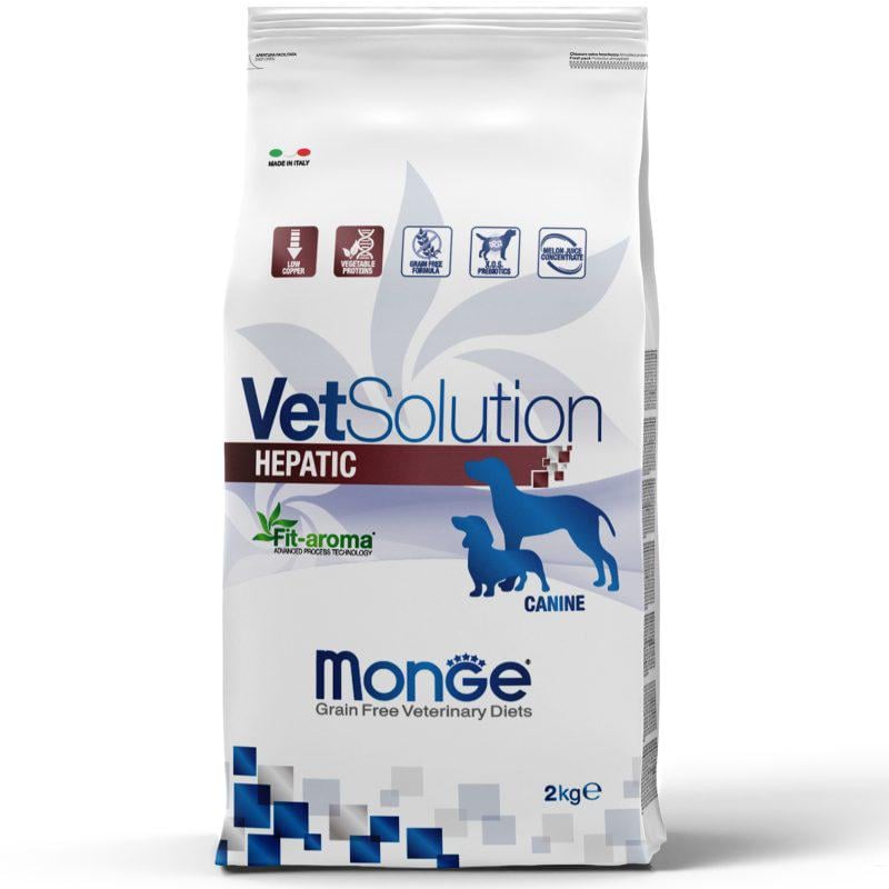 Корм сухой для собак Monge VetSolution Dog Hepatic 2 кг (31843988)