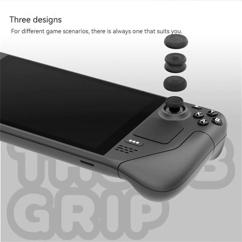 Колпачки для джойстика дизайнерские Steam Deck и других девайсов Black (ACS-DKFJSDbl) - фото 4