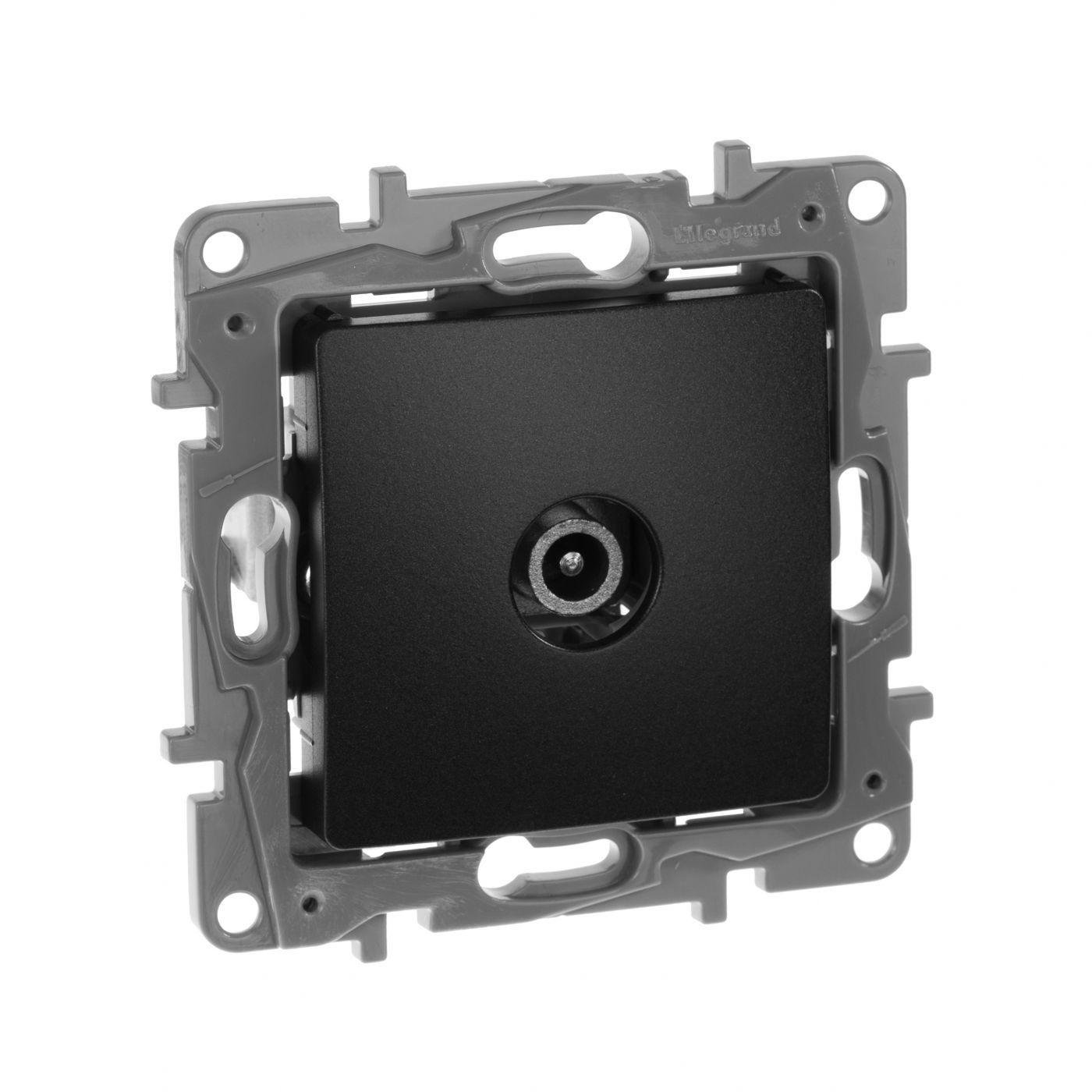 Розетка TV проходная Legrand 672663 Etika пластиковая Антрацитовый (11562002)